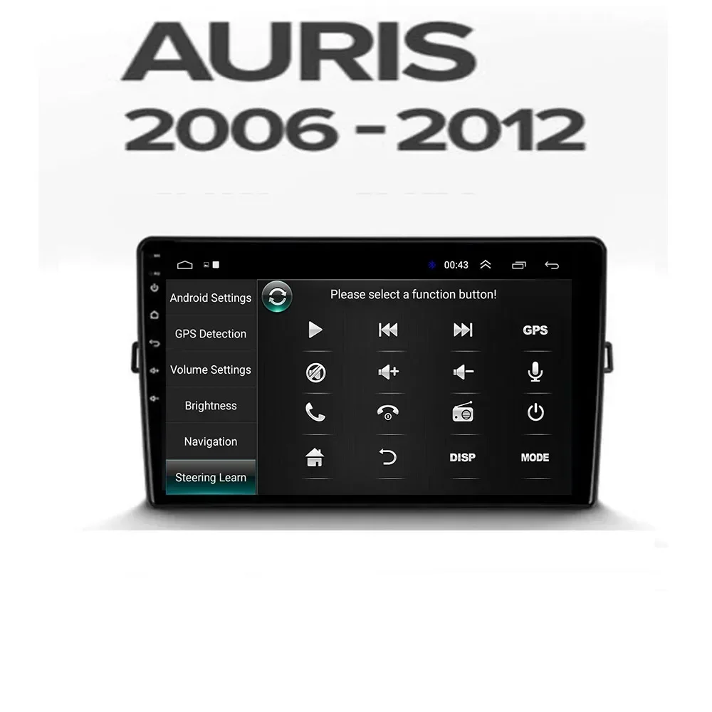 2 Din Android 13 Автомобильный стерео радио DVD GPS Мультимедийный видеоплеер 5G Wi-Fi камера DSP Carplay для Toyota Auris 1 E150 2006-12 (art.: 3920ca613472a) - 3920ca613472a