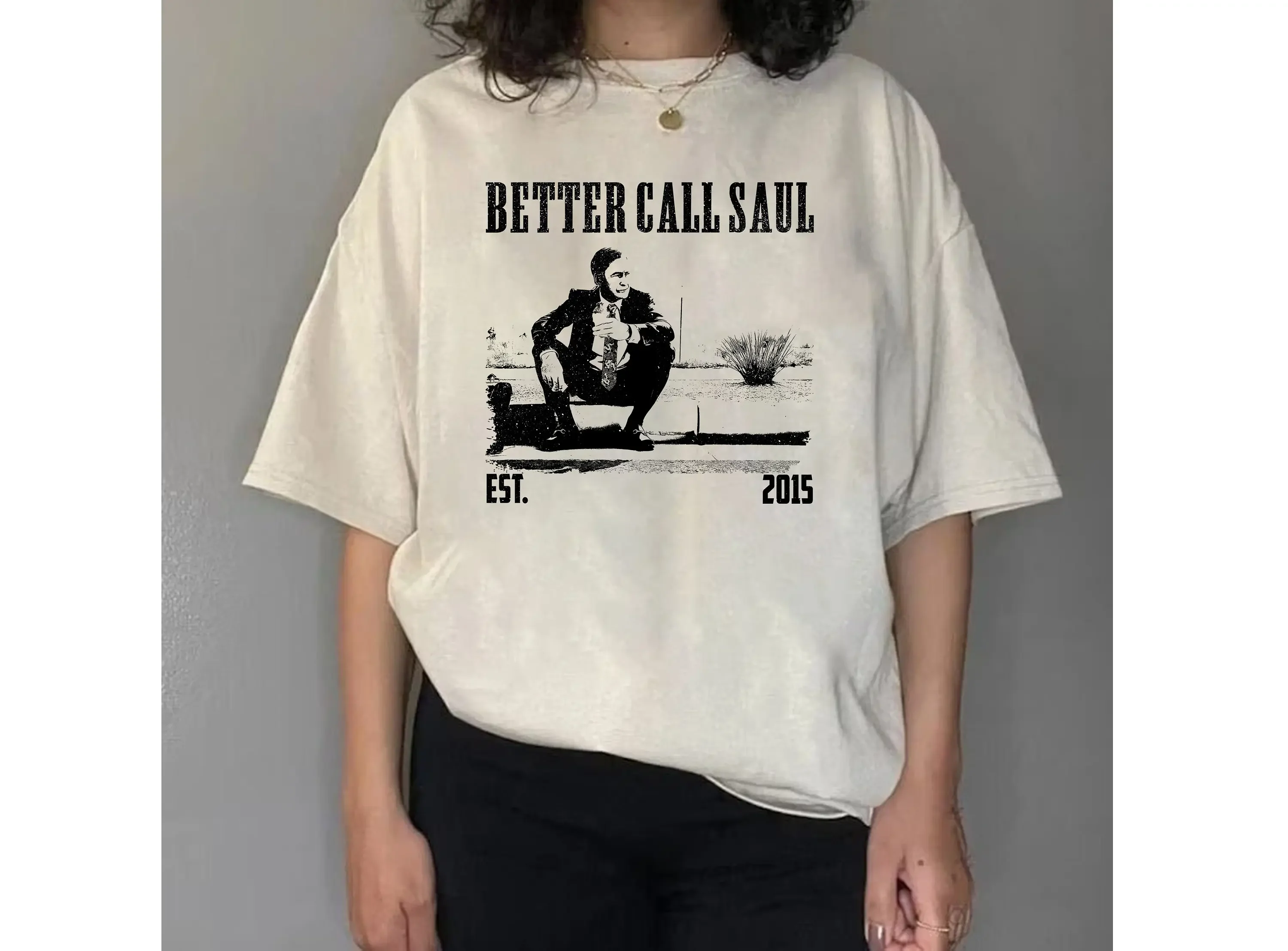 Модная Винтажная Футболка Better Call Saul