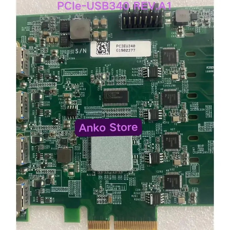 Фото Б/у тестовая карта сбора данных PCIe-USB340 REV.A1 OK №3