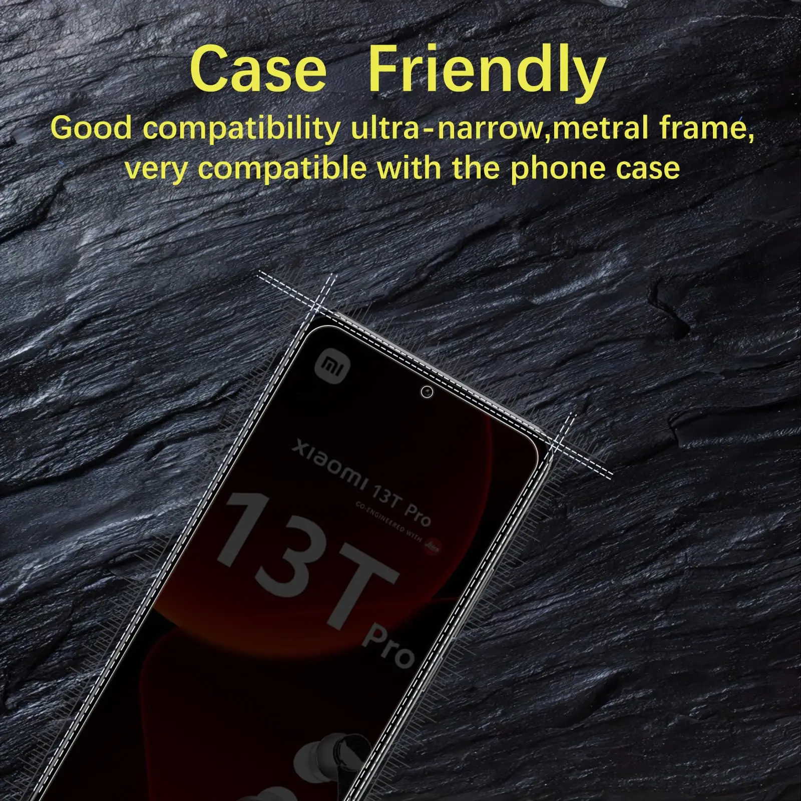 Фото Защитная пленка для экрана от шпионажа для Xiaomi 13T Pro, закаленное стекло, конфиденциальность, Peep Scratch, 9H, чехол, приятный для из высокоалюминия, чувствительный к прикосновению №4