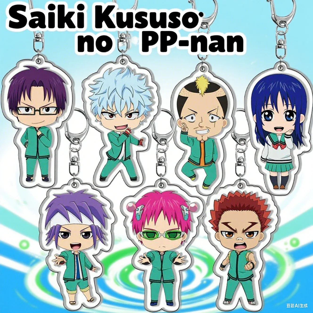 Аниме Saiki Kusuo no ert-nan акриловый брелок 6 см Kusuo Saiki, Shun Kaidou Рюкзак Подвески Аксессуары Декор ПОДАРКИ Элегантный ключ