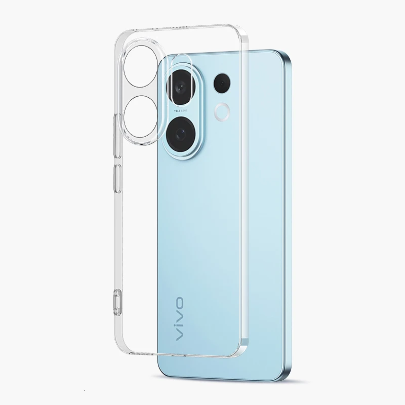 Ультратонкий силиконовый мягкий чехол для Vivo X200 FE X200S X100 X100S Pro Mini Ultra Transparent Clear Back Cover Shell X 200 100S Pro
