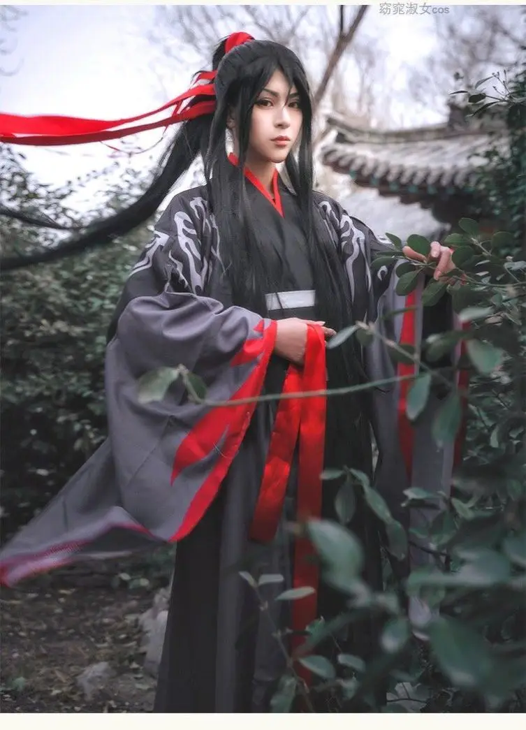 Магистр дьявольского культа Wei Wuxian Yi Ling Jiang Cheng Yan Li Lan Wangji Cospaly Костюм Хань фу Хэллоуин