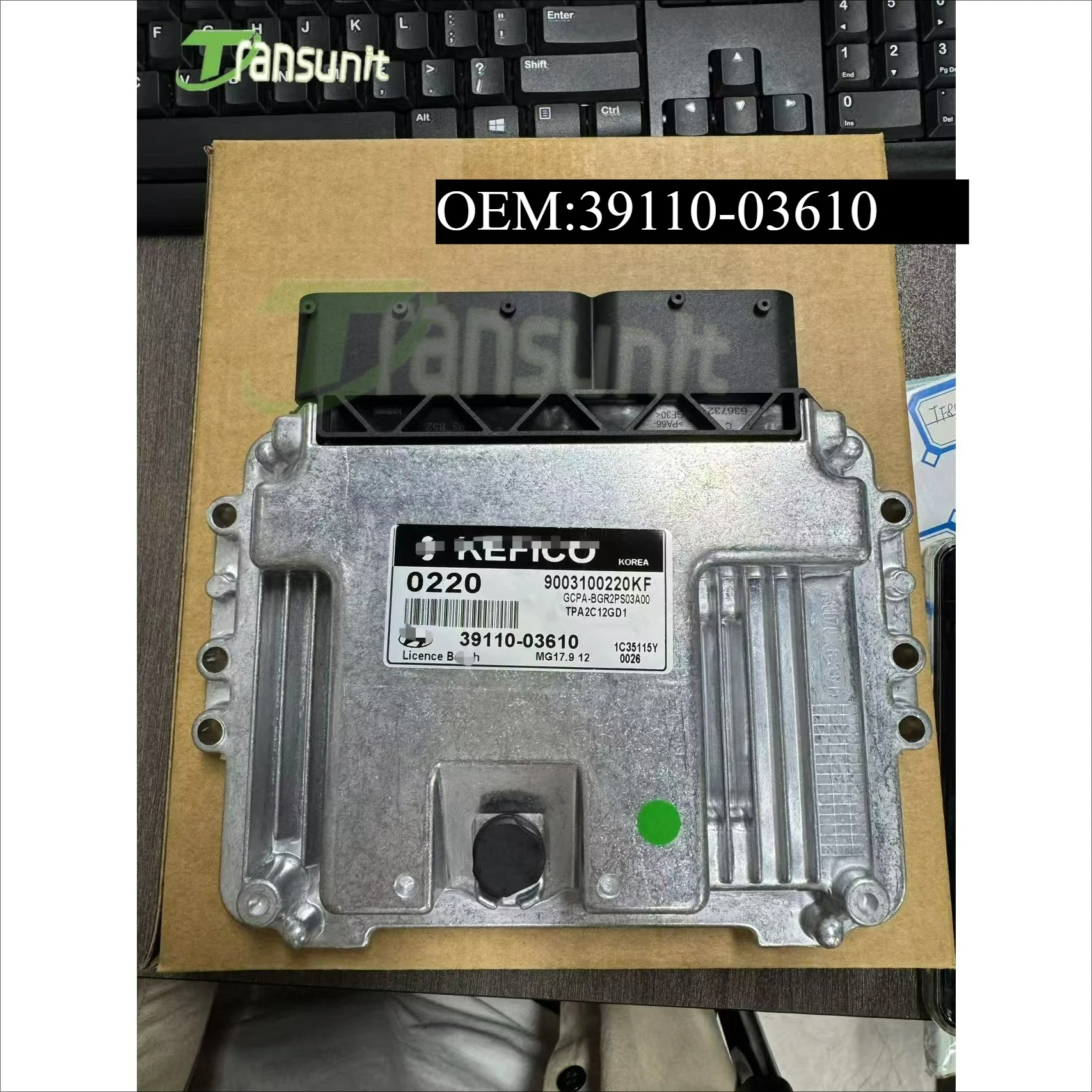 Совершенно новый ECU 0220, 39110-03610, ЭБУ двигателя автомобиля, компьютерная плата, электронный блок управления, подходит для Hyundai