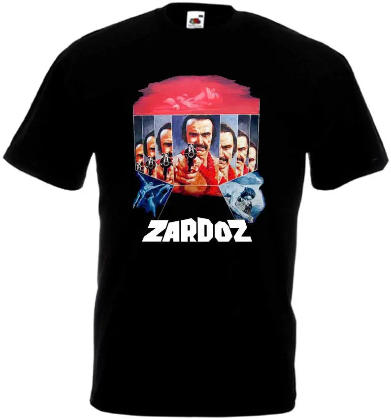 Черная футболка ZARDOZ v.2 с изображением фильма, все размеры