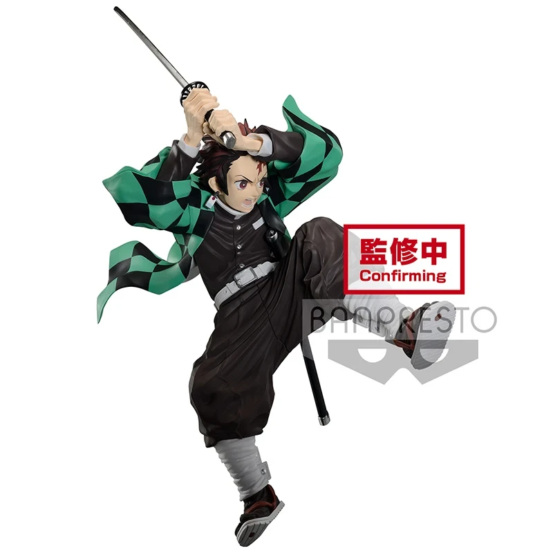 Фото В наличии BANDAI BANPRESTO Demon Slayer Kamado Tanjirou персонажи аниме гаражный комплект украшения любимый подарок для мальчиков режим биты №2