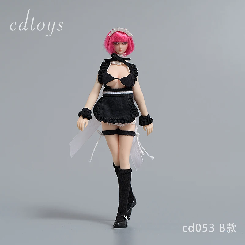 cdtoys cd053 масштаб 112, женский милый наряд горничной, комплект одежды, подходит для 6-дюймовой фигурки солдата, куклы (art.: 3920cf369768b) - 3920cf369768b