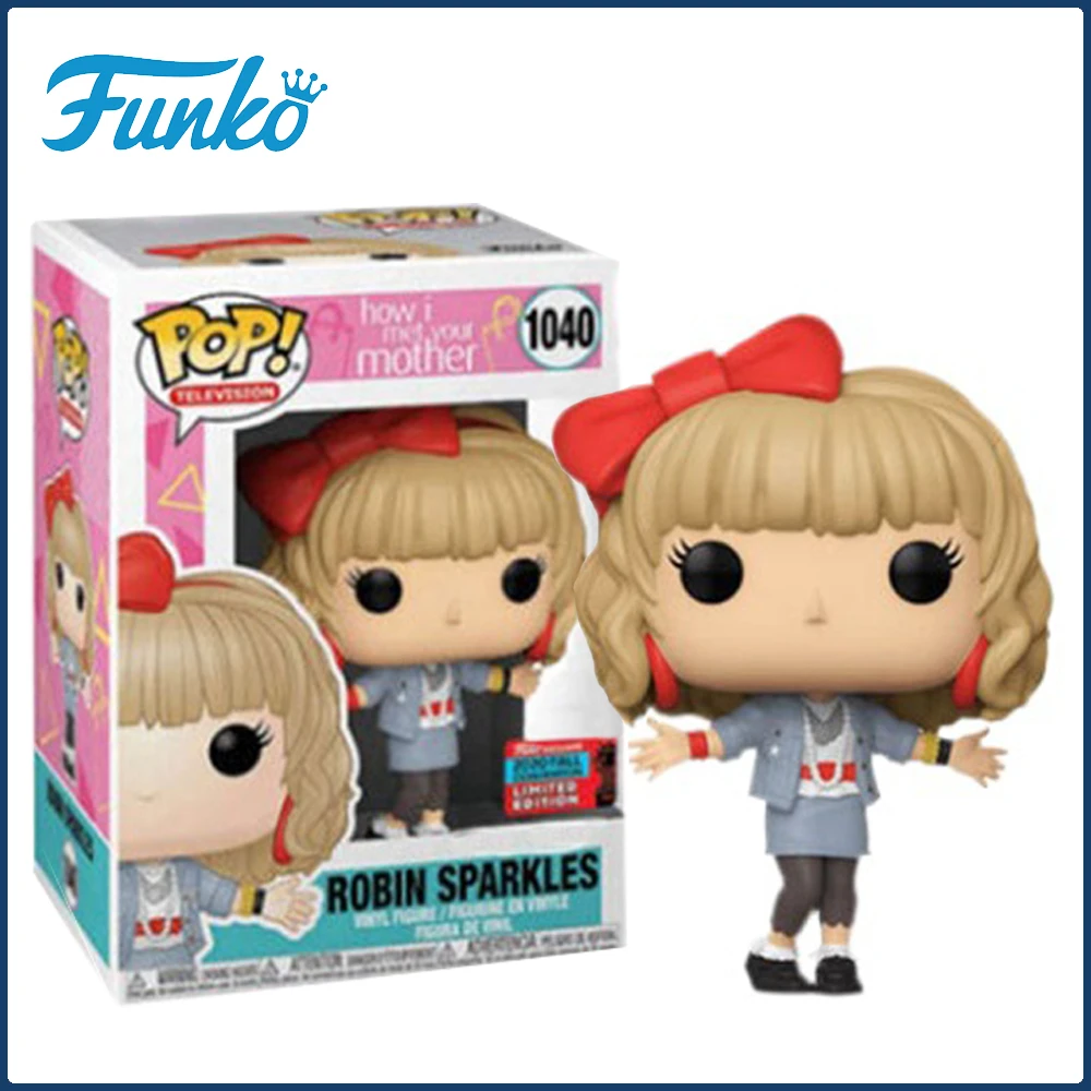 Фигурки Funko Pop How I Met Your Mother Robin Sparkles, милые модные модели Q-версии, коллекция периферийных устройств, игрушки, подарки