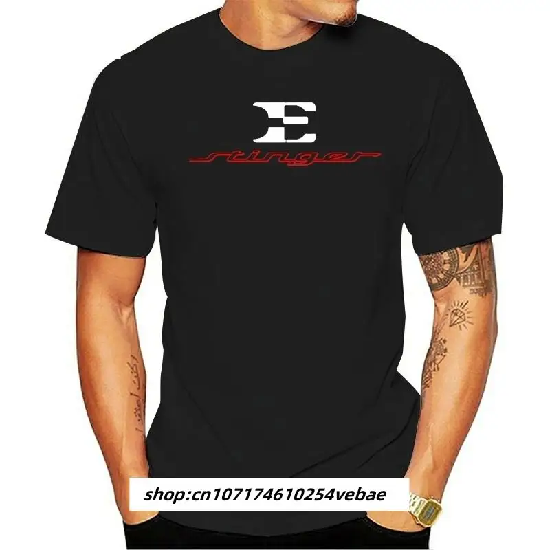 Kia Stinger E Emblem Kaus Grafis Motorsport Kaus Katun Dewasa Kaus Lengan