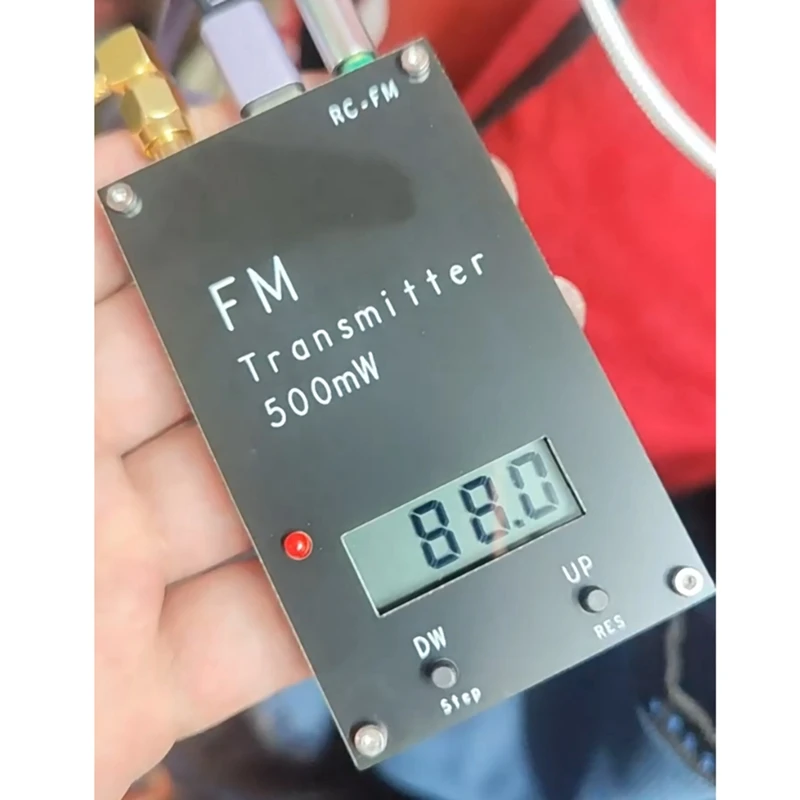 Фото Передатчик 2000 м цифровой дисплей 500 МВт стерео 76-108 м Радио FM передатчик №2