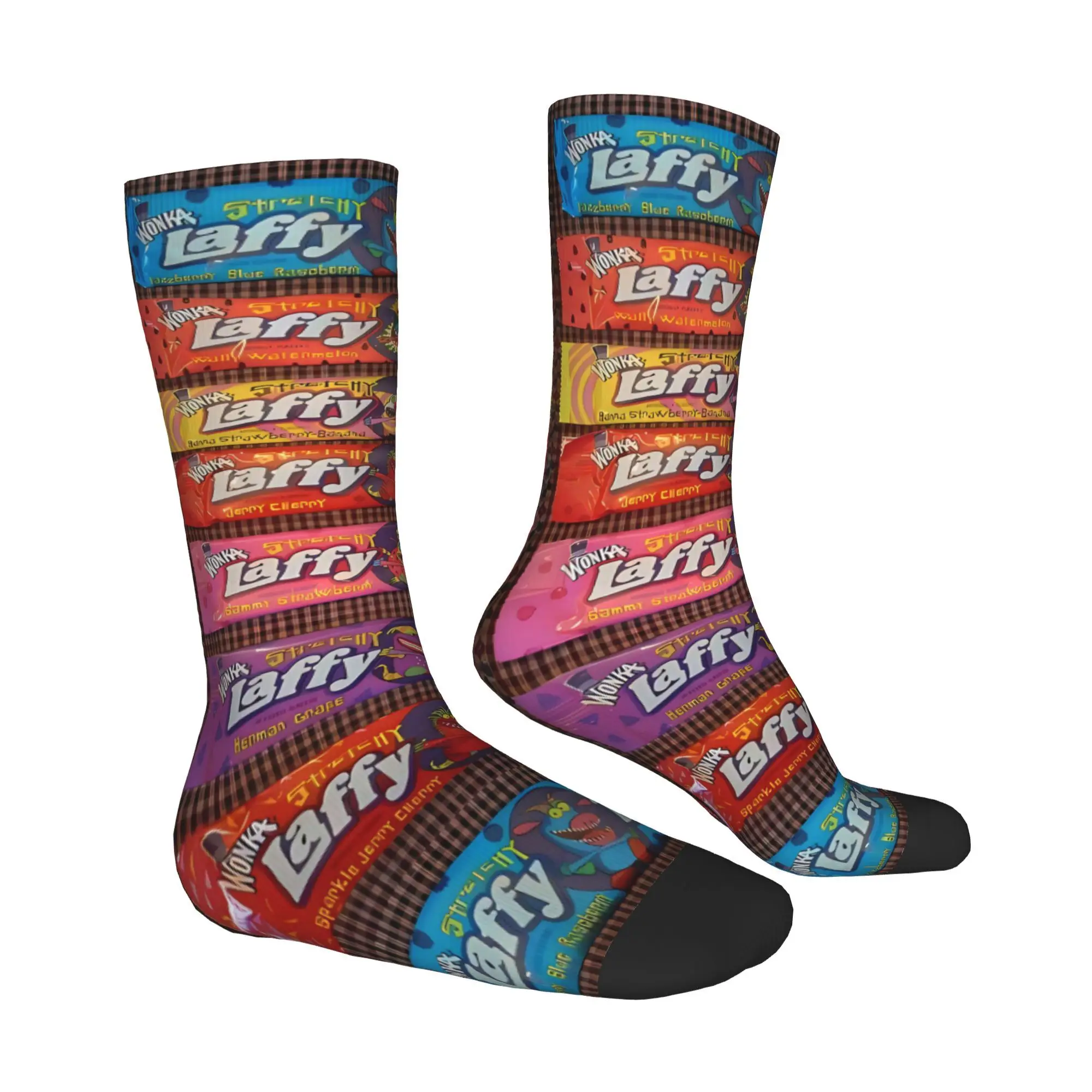 Фото Носки Fruit Candy Toffee Laffy Taffy с принтом, мужские модные полиэстеровые носки №4