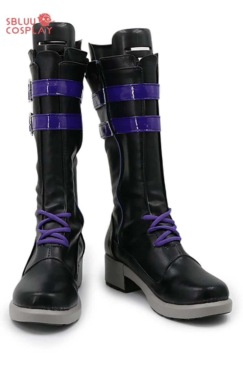 SBluuCosplay Vtuber Hololive Uki Violeta Обувь для косплея Сапоги на заказ (art.: 3920cbf15df58) - 3920cbf15df58