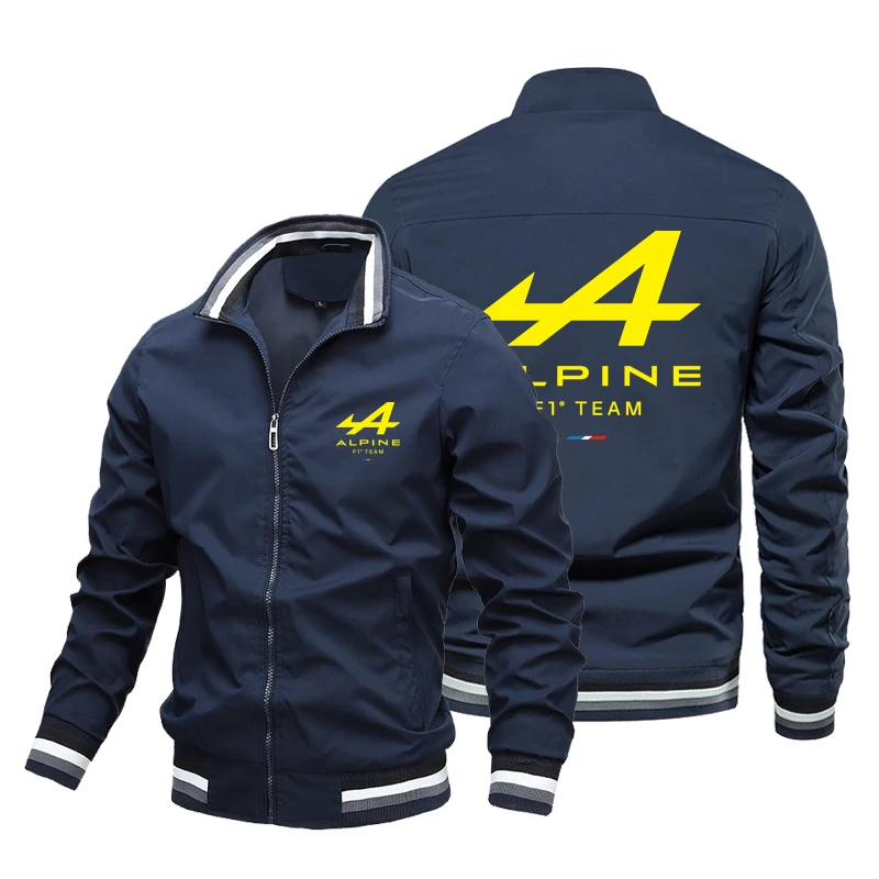 New Alpine F1 Team Zipper Jacket Sportswear Outdoor Carsweater Jacket Alpine Men's Jacket Men's Pocket Casual Spring and Autumn (art.: 3920ca3818c1a) - 3920ca3818c1a