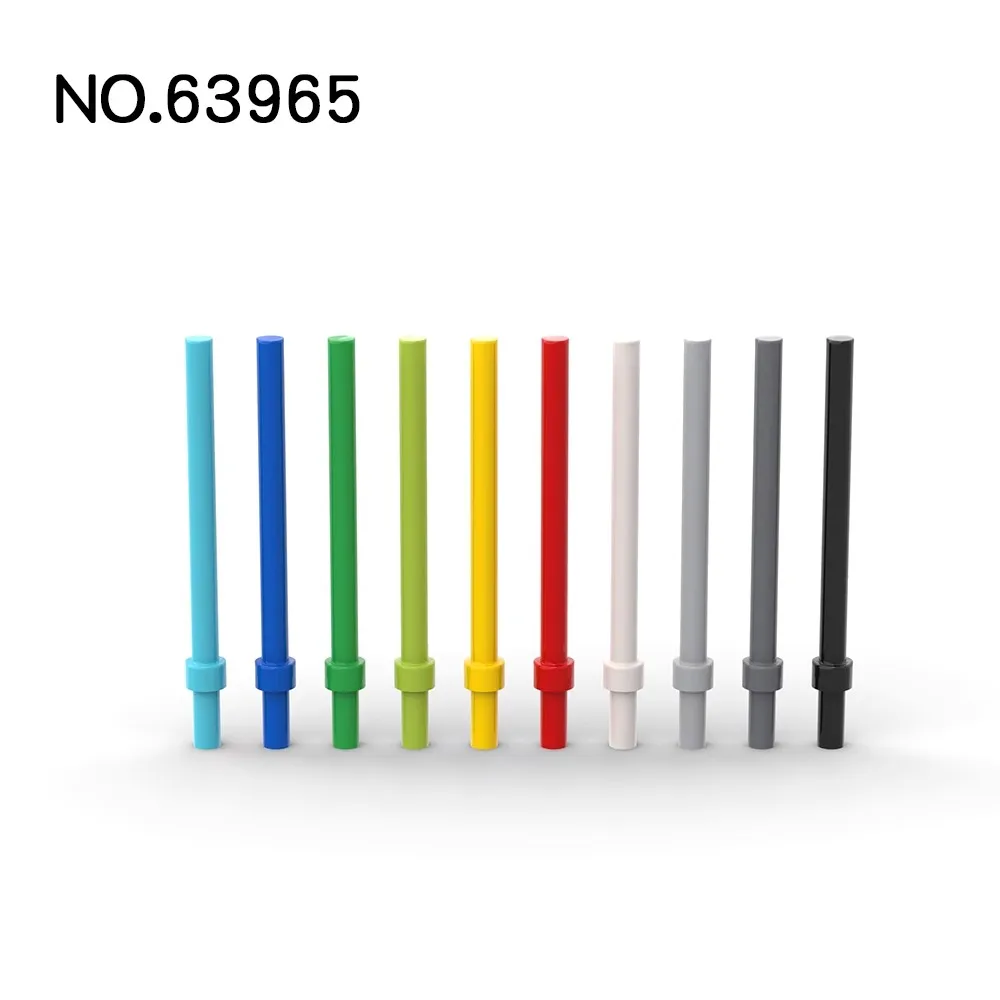 Фото 50 шт. MOC Parts 63965 18274 Bar 6L con anello di arresto mattoni compatbilyzacja Assmble fai da te blocchi di particelle vari №4