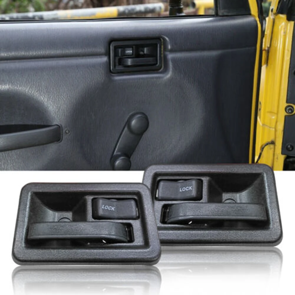 2 шт., внутренние дверные ручки для Jeep Wrangler YJ TJ 1987-2004 55176477AB 55176476AB (art.: 3920c3a831f1a) - 3920c3a831f1a