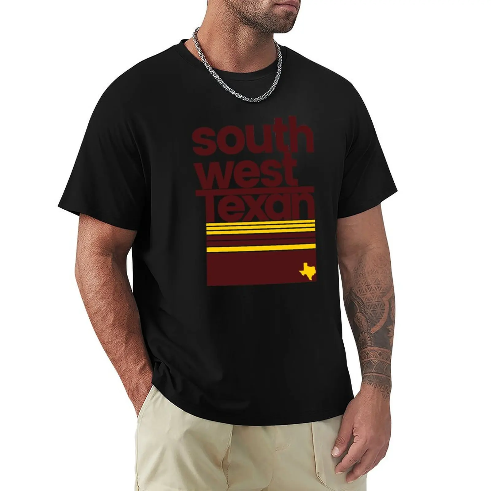 Футболка South West Texan Regional Shirt Southwest Texas, летняя одежда, рубашка на заказ, мужские футболки высокого качества