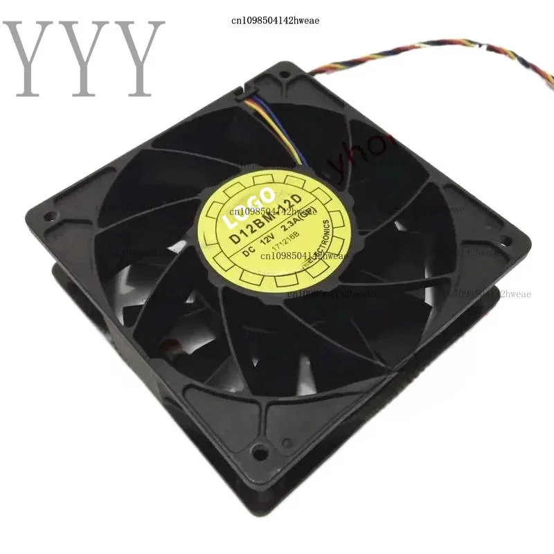ДЛЯ Yate Loon D12BM-12D DC 12 В 2,3 А 120x120x38 мм 4-проводной охлаждающий вентилятор для сервера