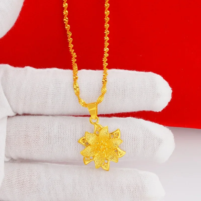 Фото Подвеска из настоящего золота 9999 пробы с желтым золотом 24K №4