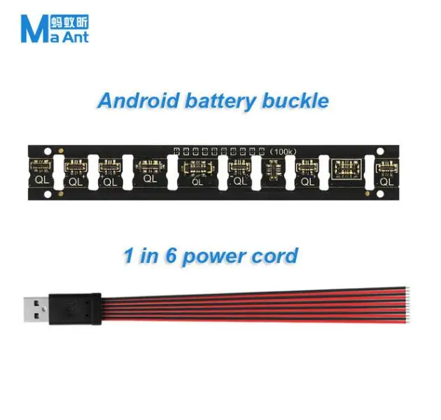 Фото Кабель для тестирования тока источника питания MaAnt DC, для iPhone 6, 14 Plus, 14 Pro Max, Huawei, Xiaomi, линия управления загрузкой питания №2