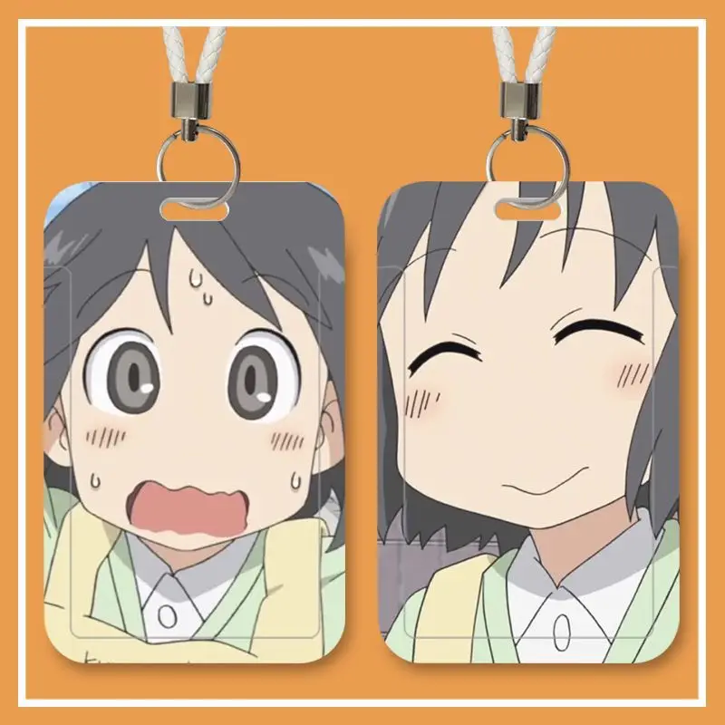 Фото Моя обычная аниме-фигурка Aioi Yuuko Shinonome Nano Naganohara Mio Kawaii, защитный чехол для карты кампуса с мультяшным рисунком №2