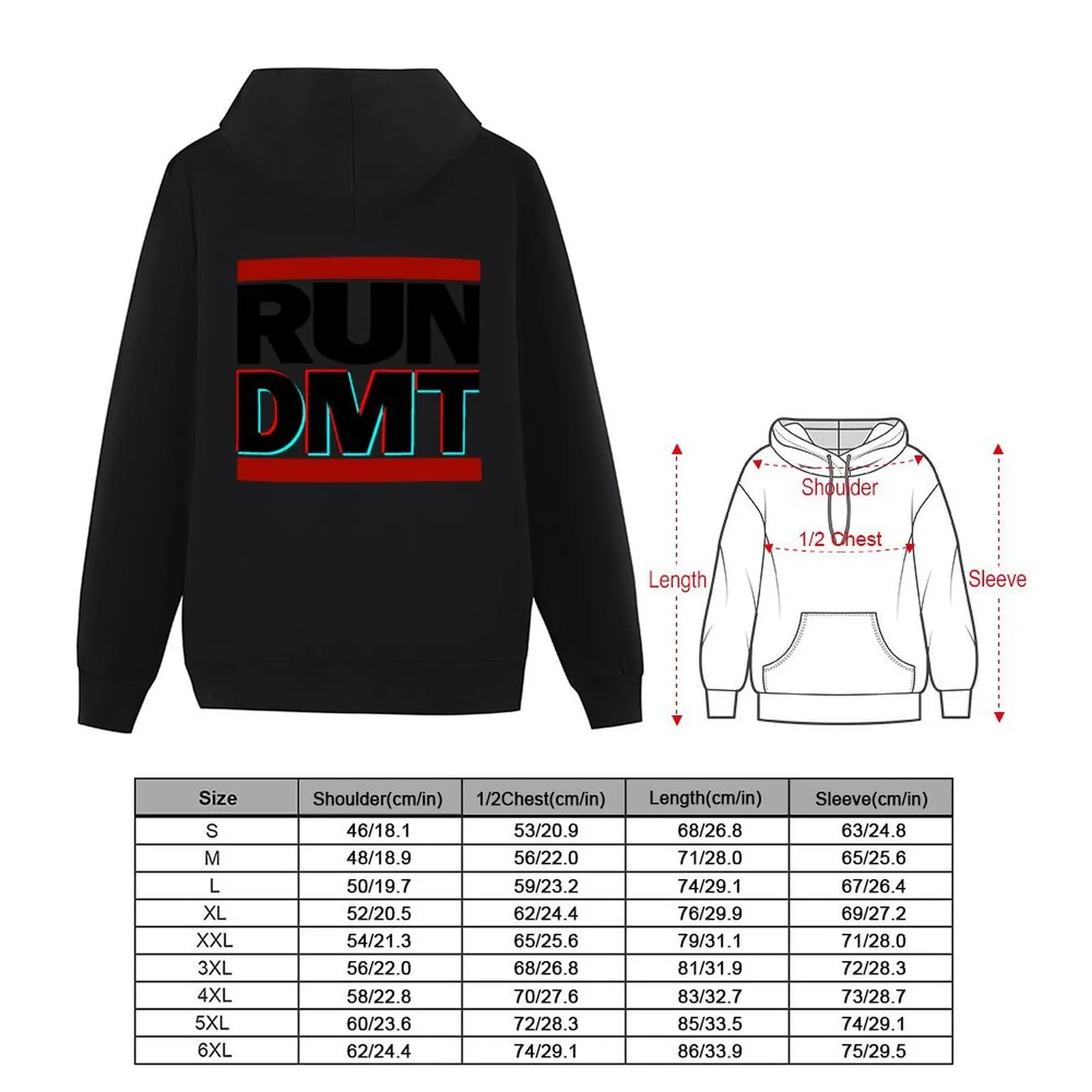 Фото RUN DMT но в белом толстовке с капюшоном в японском стиле, мужская одежда, мужская одежда, новая мужская одежда с капюшоном №5
