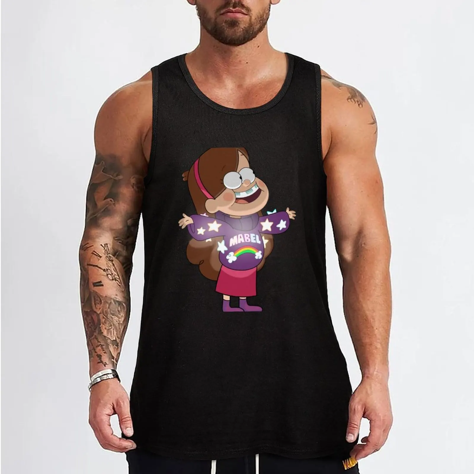 Фото Майка Mabel Pines, Мужская одежда, брендовая мужская одежда, одежда для спортзала №2