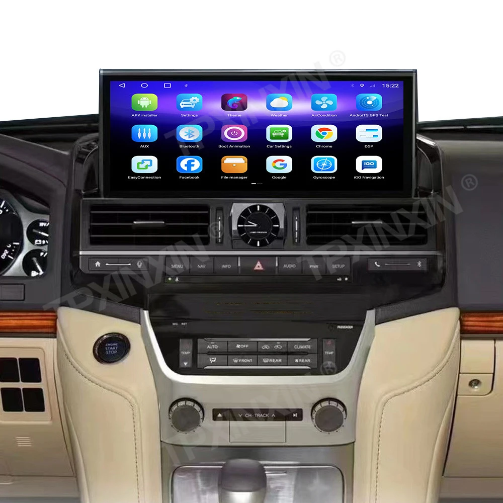 Фото Для Toyota Land Cruiser 2008 ~ 2021 панель переменного тока ЖК-экран Android автомобильное радио стерео автомобильный мультимедийный плеер GPS навигация головное устройство №3