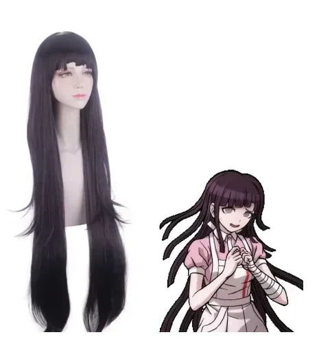 Фото Одежда для косплея Mikan Tsumiki со стандартной обувью, бандажные аксессуары, костюм данганронпа, женский наряд, платье на Хэллоуин №2