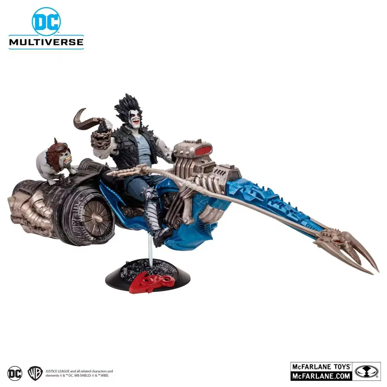 Фото Игрушки McFarlane DC Multiverse Bounty Hunter Lobo & Spacehog Set 21 ''фигурки, оригинальная модель GK, коллекционная кукла для гаража №2