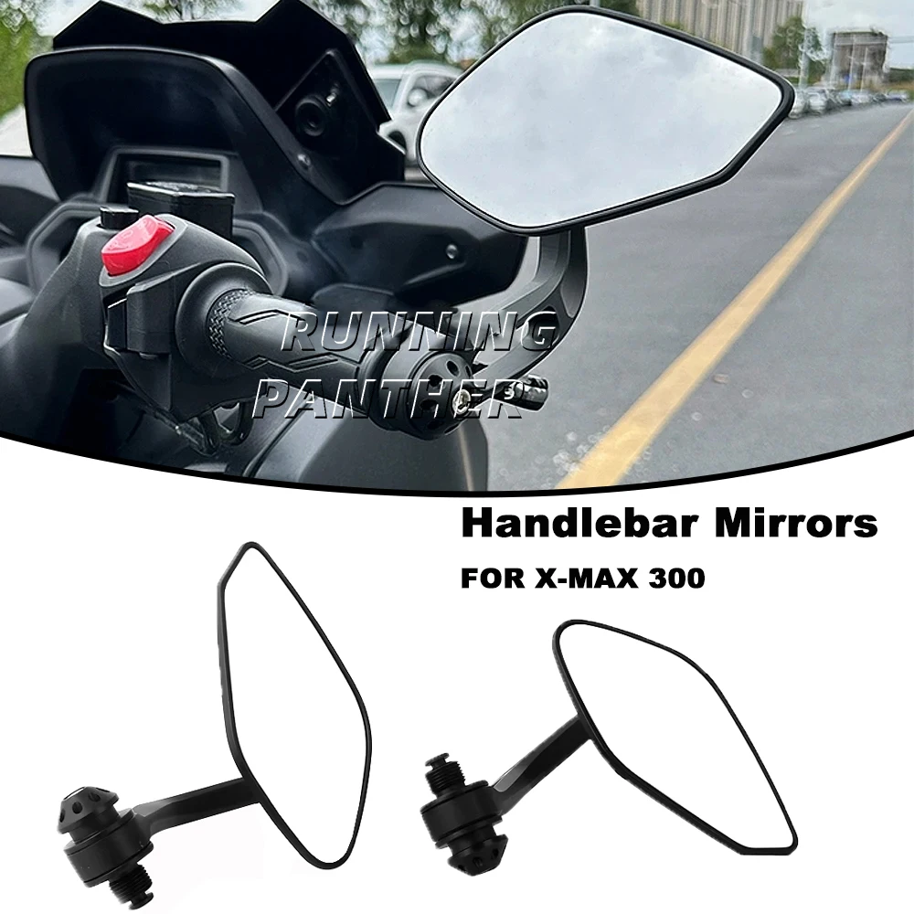 Для Yamaha X-MAX 300 XMAX 300 X-MAX 300 XMAX 300 аксессуары для мотоциклов, боковое зеркало заднего вида, ручка, торцевые зеркала