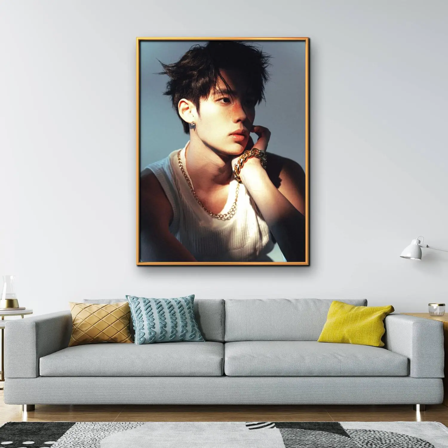 Фото HYUNGWON 5D AB комплект алмазной живописи K-Pop певица DIY Алмазная вышивка мозаика стиль музыкальные постеры домашний декор подарок ручной работы №2