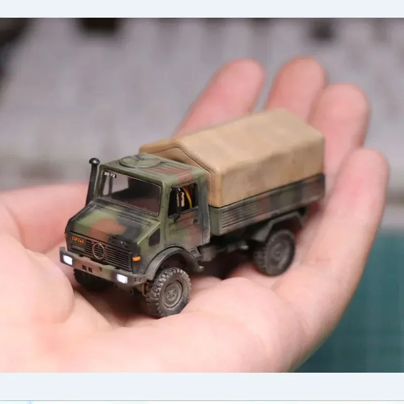 Фото Металлическая версия 1/87 Diy Kit 4x4 Статический сменный комплект для Unimog №3