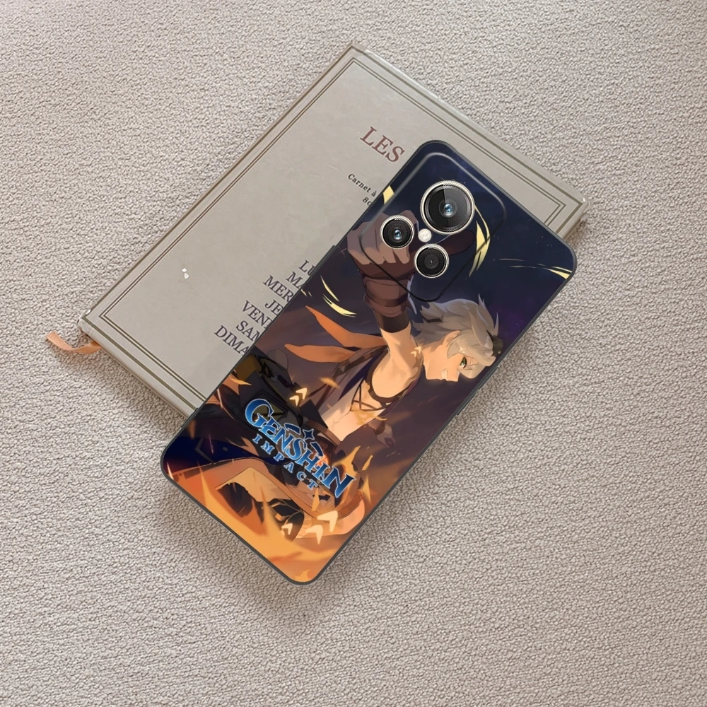 Черный мягкий чехол для телефона Genshin Impact benнет Φ для Realme GT 2 9i 8i 7i Pro X50 X2 C35 C21 C20 C11 C3 (art.: 3920c8e80f4c6) - 3920c8e80f4c6