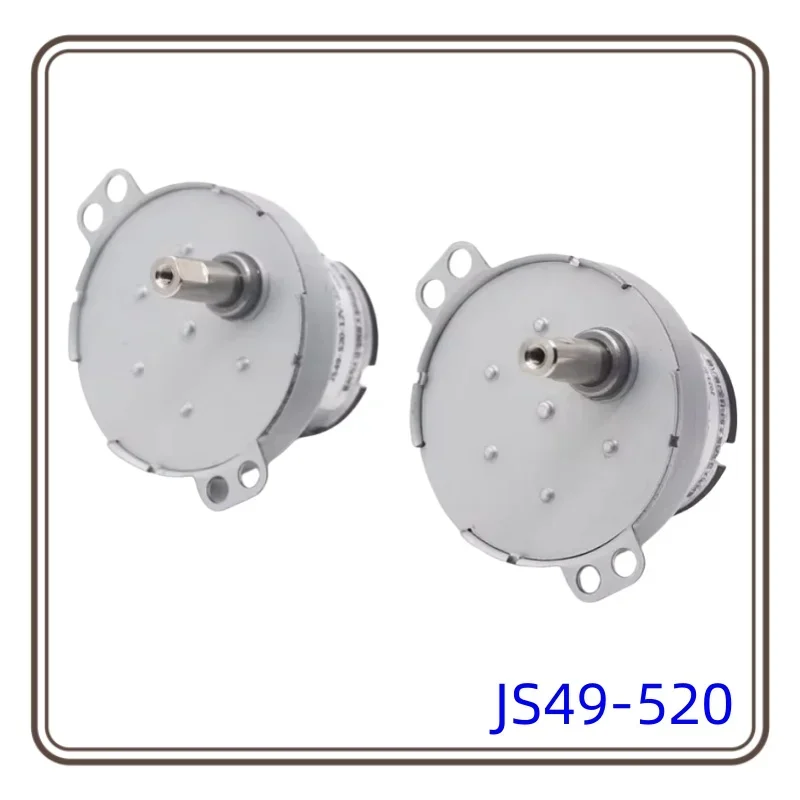 JS49-520 12 В 200 об/мин 49 мм Вращающийся двигатель, широко используемый в складных стиральных машинах, микро-двигатели, двигатель постоянного тока