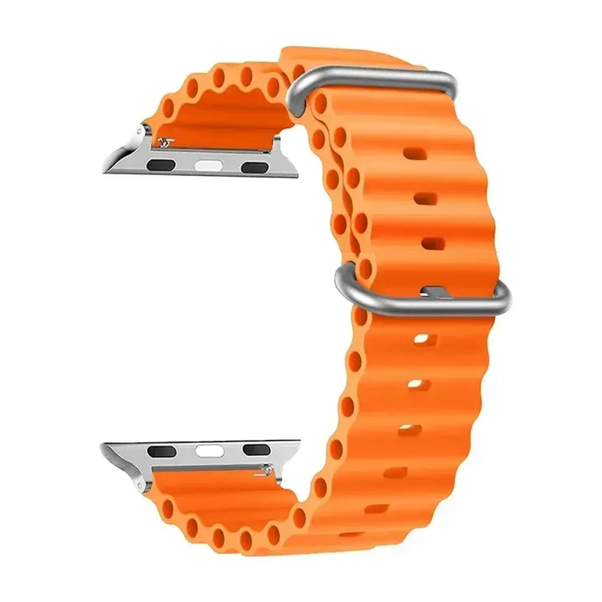 Фото Силиконовый ремешок для Apple watch band Ultra 2 Series, браслет для iwatch 44 мм 45 мм 49 мм 38 мм 40 мм 41 мм correas 44 45 49 мм №3