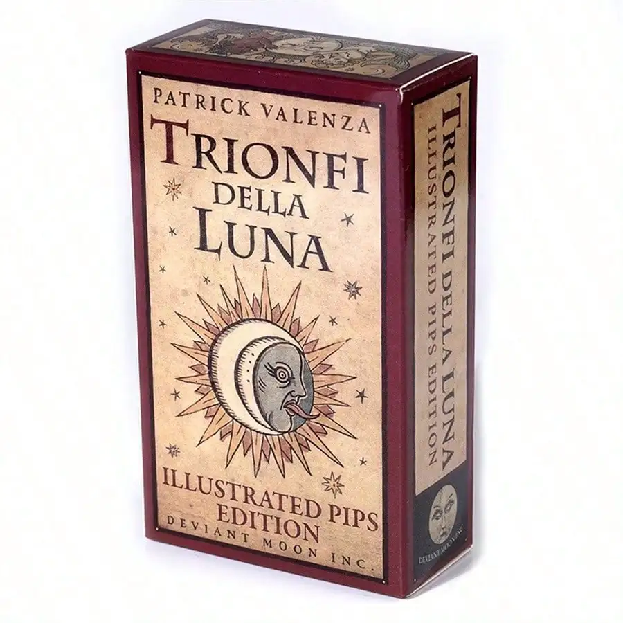 Фото Trionfi Della Luna карты Таро гадание игры карточная вечеринка игры Таро инструменты для гадания №3