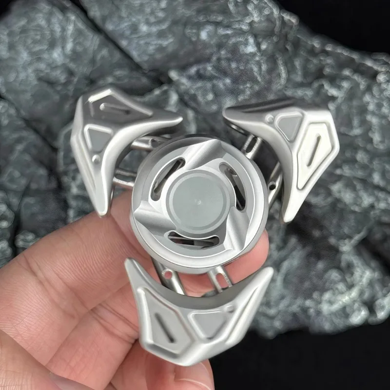 Фото Hellhound EDC из нержавеющей стали, механический гироскоп с открытым облаком, декомпрессионная настольная игрушка №2