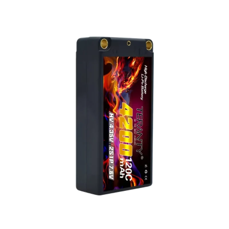Фото TREANTY 2S 7,6 В 4200 мАч 120C Lipo аккумулятор HV, совместимый с 1/10 пультом дистанционного управления, модель автомобиля для скалолазания, литиевая батарея №3