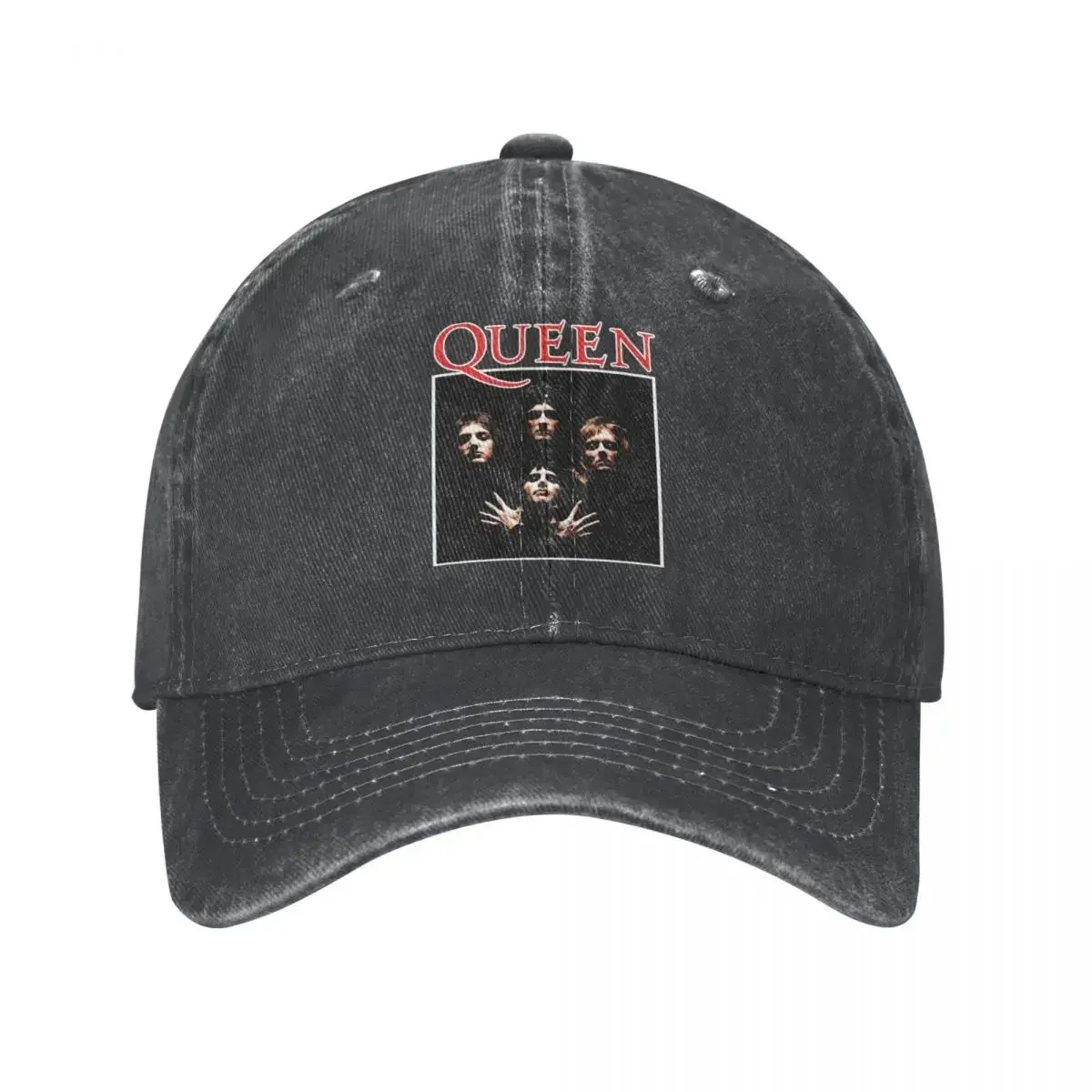 Бейсбольная кепка Queen Rock Band в стиле ретро, потертая солнцезащитная кепка для мужчин и женщин, уличная летняя кепка, шляпа