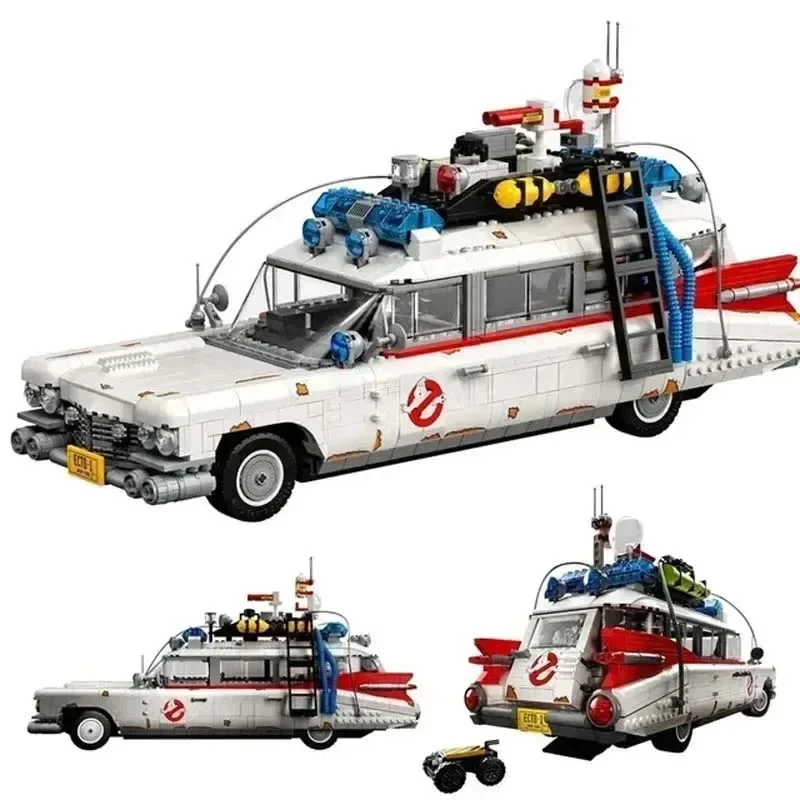 2352 шт. Охотники за привидениями ECTO-1 10274, креативный строительный блок для автомобиля, совместимый с кирпичами, модель игрушечного автомобиля, комплект автомобиля для взрослых, подарок