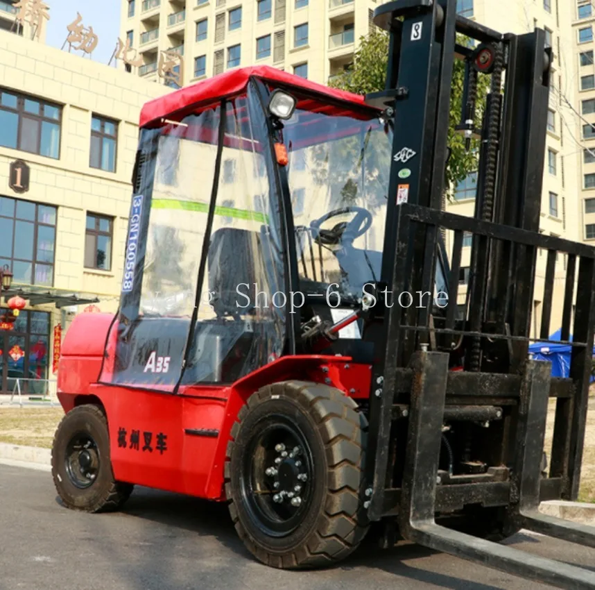 Подходит для Hangzhou укрытие от дождя для вилочного погрузчика Longgong потолочная дождевая крышка занавеска на переднее ветровое стекло сохраняет тепло занавеска