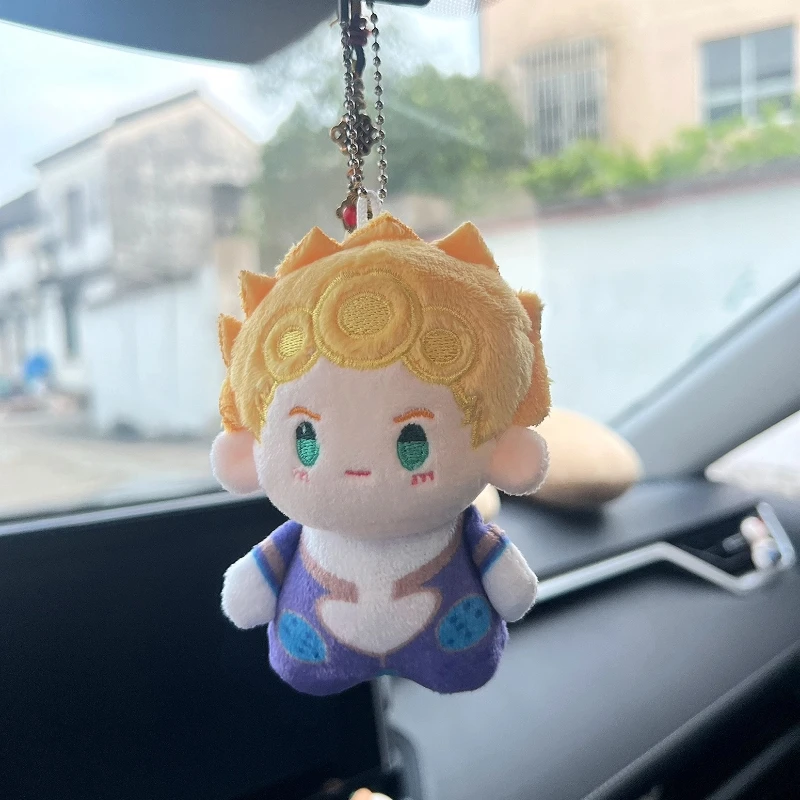 Фото В наличии аниме роль Giovanna Josuke Buccellati косплей Kawaii 10 см мини морская звезда плюшевая кукла мини-подвеска подарок на день рождения №2
