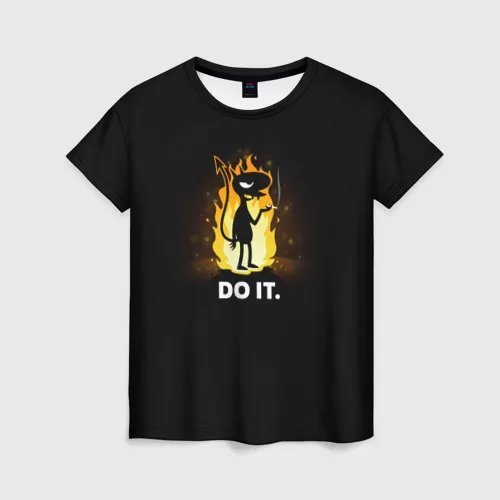 Женская футболка 3D Disenchantment. Do it