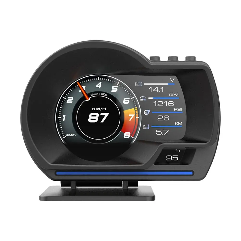 3,5-дюймовый Obd ЖК-дисплей, приборная панель, автомобильный дисплей, универсальная система, дизайн Obd2 + Gps Singel Obd Gauge, данные Ecu T2k6 (art.: 3920cc4107986) - 3920cc4107986