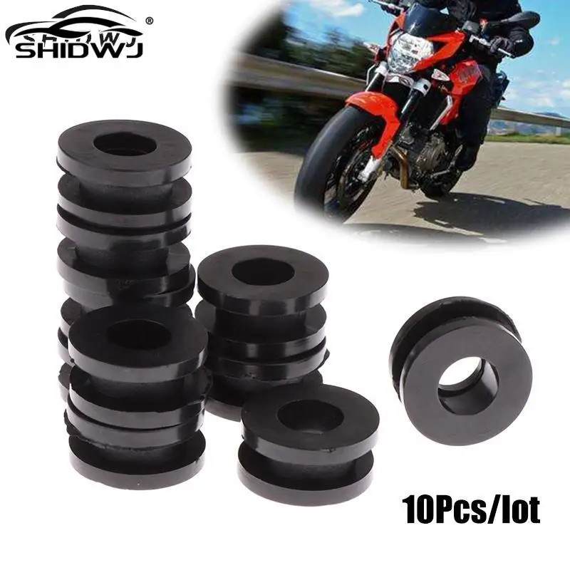 10 шт./комплект, резиновые прокладки для мотоцикла Honda CBR GSXR Ninja ZX YZF Kawasaki