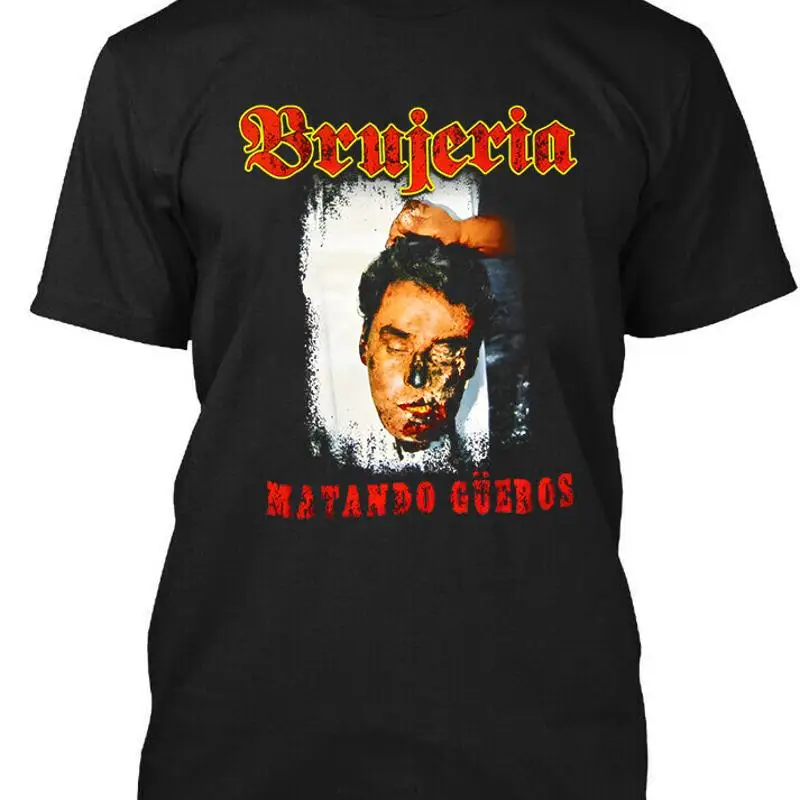 Brujeria Matando G oeros ФУТБОЛКА с логотипом American Death Music Group в стиле ретро S 5XL