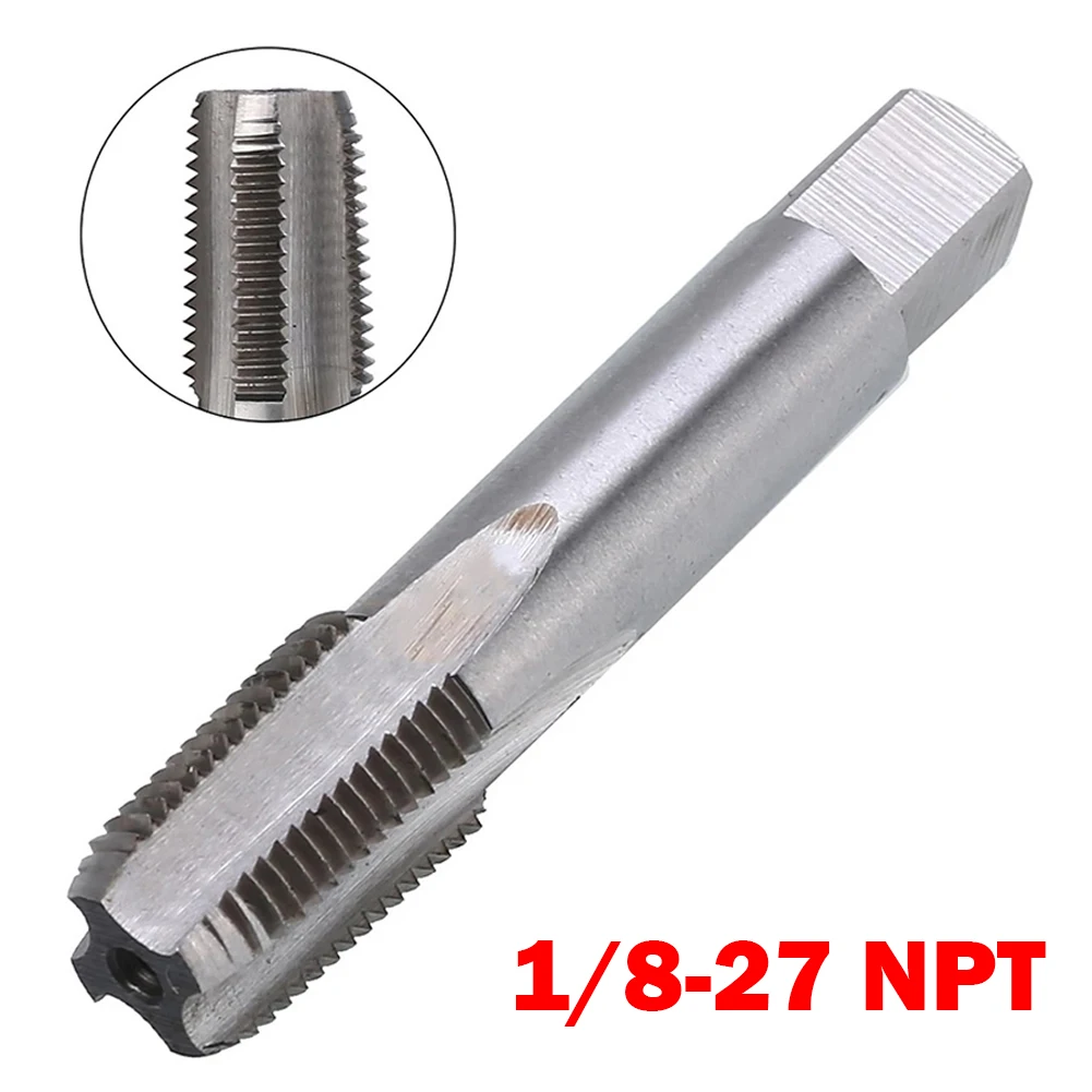 Высокоскоростной стальной конический ключ для радиальных трубок 1/8-27 HSS NPT, конический трубный ключ