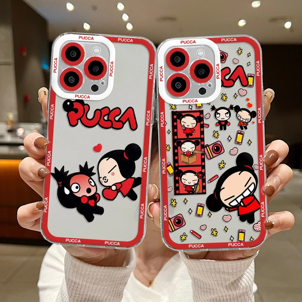 Чехол для телефона Cartoon Puccas Garus для Samsung A36 A26 A56 A16 A06 A55 A35 A25 A15 A54 A34 A24 A14 A13 A53 A33 Прозрачная задняя крышка из ТПУ