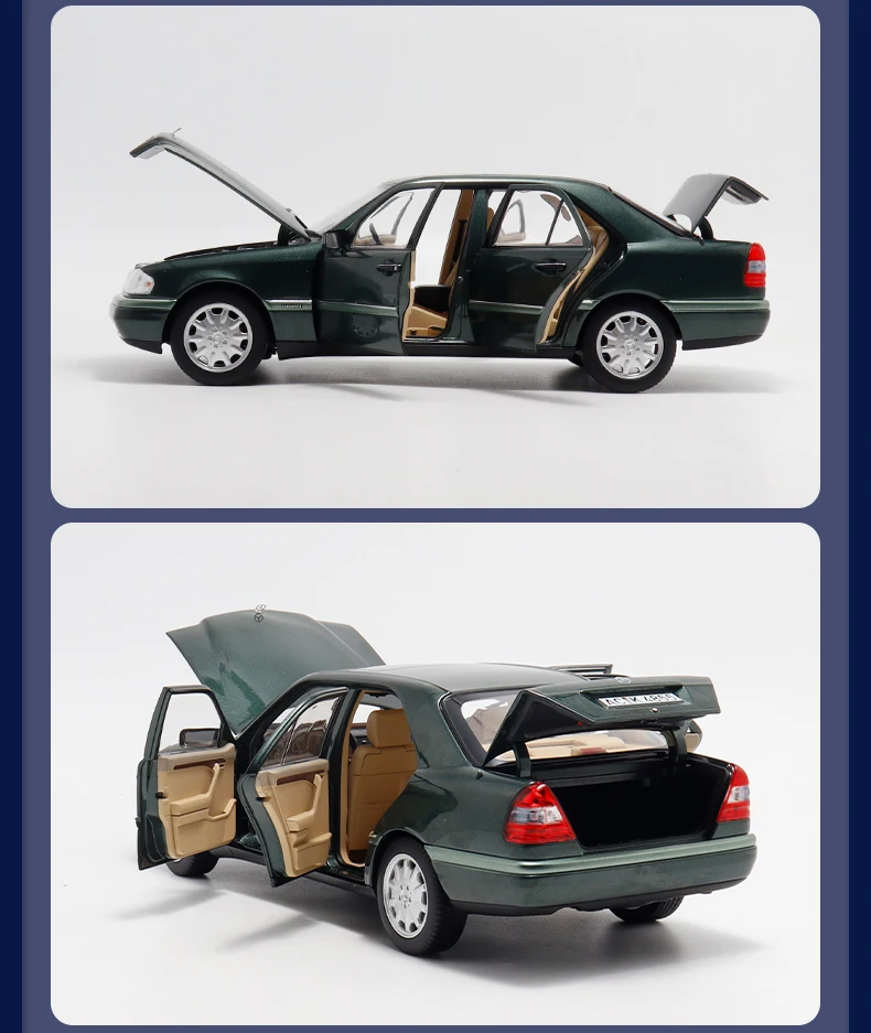 Литой под давлением BriScalemicro, масштаб 1:18, NOREV BENZ C-Class W202 1993, имитация модели автомобиля, Коллекционная игрушка, подарок, сувенир, украшение для дисплея (art.: 3920cf1c2a402) - 3920cf1c2a402
