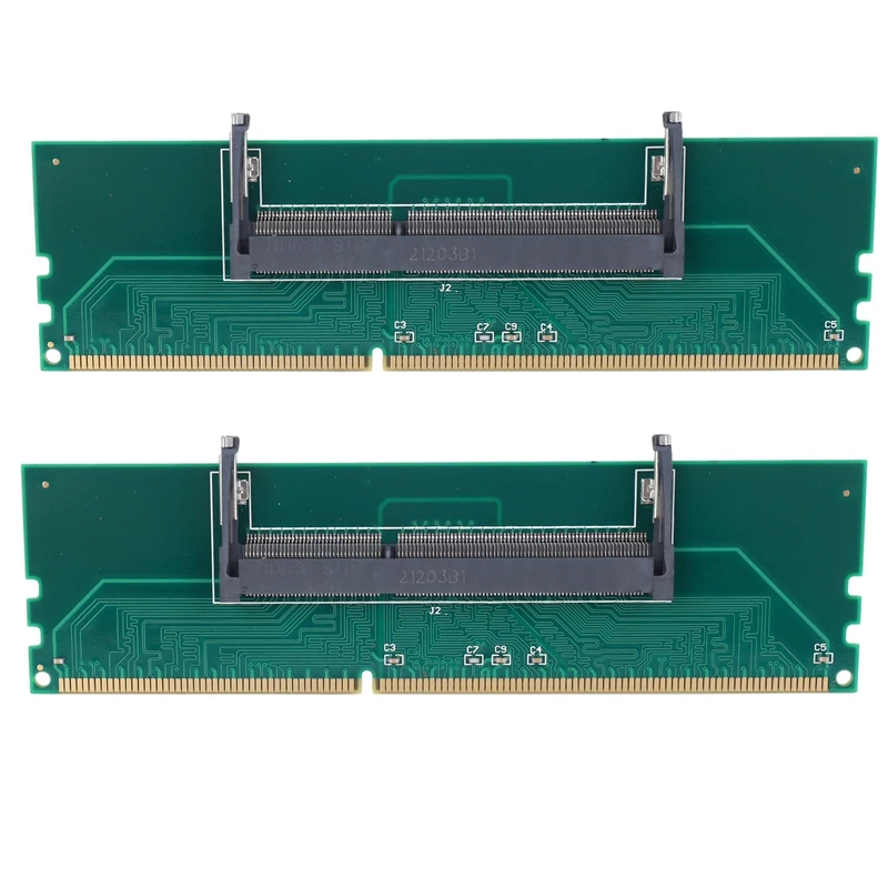 2X DDR3 Ноутбук SO-DIMM к настольному компьютеру DIMM Память RAM Разъем Адаптер DDR3 Внутренняя память ноутбука к оперативной памяти настольного компьютера